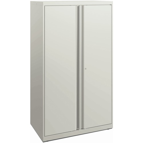 HON Flagship HFMSC185230RWB Storage Cabinet - 30" Depth x 52" Height - Lockable, Leveling Glide, Removable Lock, Key Lock, Modular - Loft - Loft