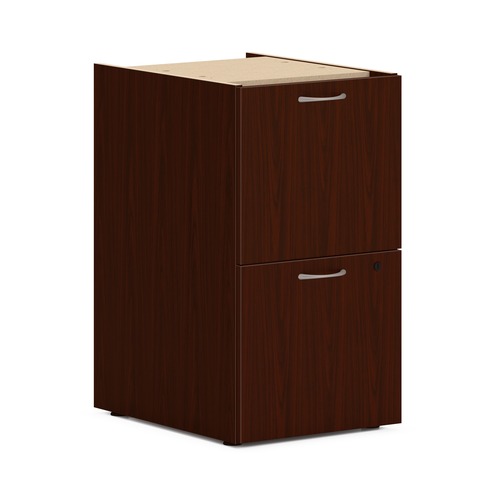 HON Mod HLPLPSFF Pedestal - 15" x 20"28" - 2 x File Drawer(s) - Finish: Traditional Mahogany