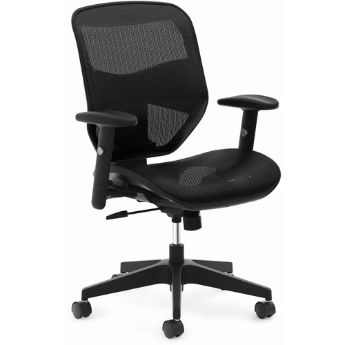 HON Prominent Chair - Mesh Seat - Black Mesh Back - Black Frame - High Back - Black