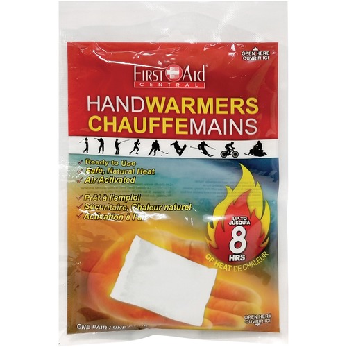 First Aid Central Instant Hand Warmers - 2 / Pack - Ready to Use