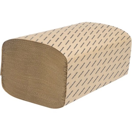 Highmark® Singlefold Paper Towels, 9-1/2" x 9" , Natural, 250 Sheets Per Pack, Case Of 16 Packs - 1 Ply - Single Fold - 9" x 9.50" - 250 Sheets/Roll - Natural - Paper - 16 / Pack