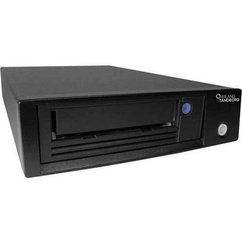 Overland-Tandberg LTO-9 External Tape Drive KIT - LTO-9 HH SAS External Tape Drive Kit. TAA compliant. Includes US power cord, LTO-9 data cartridge, Quick Start Guide