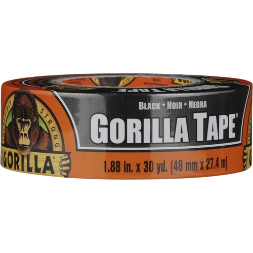 Gorilla Glue Black Tape - 30 yd Length x 1.88" Width - 1 Each - Black