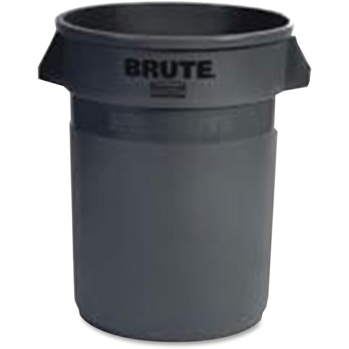 Rubbermaid Commercial Vented Brute 32-gallon Container - 32 gal Capacity - Round - Manual - UV Resistant, Vented, Fade Resistant, Crack Resistant, Crush Resistant, Warp Resistant, Reinforced Base, Durable, Tear Resistant, Damage Resistant, Contoured Base 