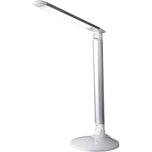 OttLite Command LED Desk Lamp with Voice Assistant - 29" x Height 7.5" Width - LED Bulb - Automatic On/Off, Adjustable Brightness, Adjustable Shade, Adjustable Height, USB Charging, Voice Control, Smart Connect, ClearSun LED, Energy Saving - 510 lm Lumens