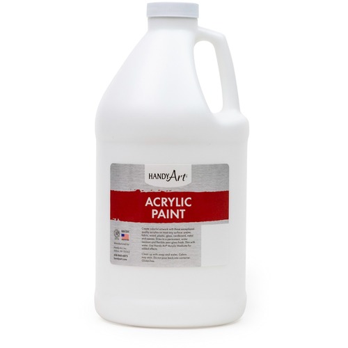 Handy Art Acrylic Paint - 2 quart - Titanium White - 1 Each