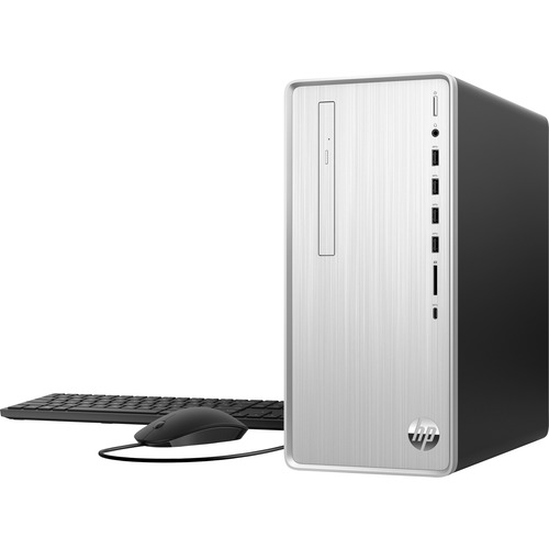 HP Pavilion TP01-2096 Desktop Computer - AMD Ryzen 7 5700G - 16 GB - 256 GB SSD - Mini-tower - Natural Silver - AMD B550A Chip - Windows 11 Home 64-bit - Radeon Graphics DDR4 SDRAM - DVD-Writer - IEEE 802.11 a/b/g/n/ac