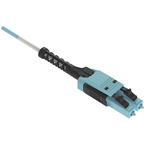 Panduit OM4 2f 2mm PC OFNP LC Uni /LC Uni A-B Opt IL 2m - 6.56 ft Fiber Optic Network Cable for PC, Network Device - First End: 1 x LC Uniboot - Second End: 1 x LC Uniboot - Patch Cable - OFNP - Aqua - 1
