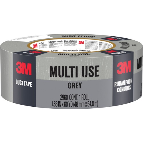 3M Duct Tape - 59.9 yd (54.8 m) Length x 1.89" (48 mm) Width - Gray