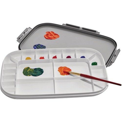 19 Well Paint Saver Palette with Mixing Tray & Lid