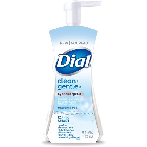 Dial Foaming Hand Wash, Fragrance-free Scent - 221 mL - Liquid Soap/Hand Sanitizers Stands - DIA2647619