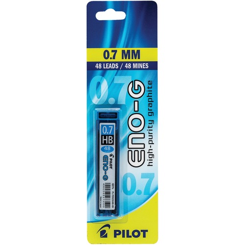 Pilot Pencil Leads HB 0.7 mm 48 leads/pkg - 0.7 mm Point - HB - Smooth Writing - 48 / Pack