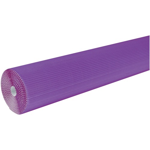 Corobuff Corrugated Paper Roll - 48" Width x 25 ft. Length - Violet