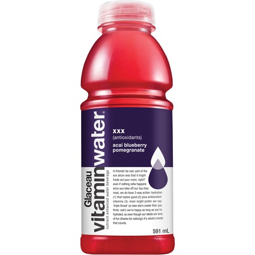 Glaceau VitaminWater multi-v (a + zinc) - Ready-to-Drink - 591 mL - 12 / Case