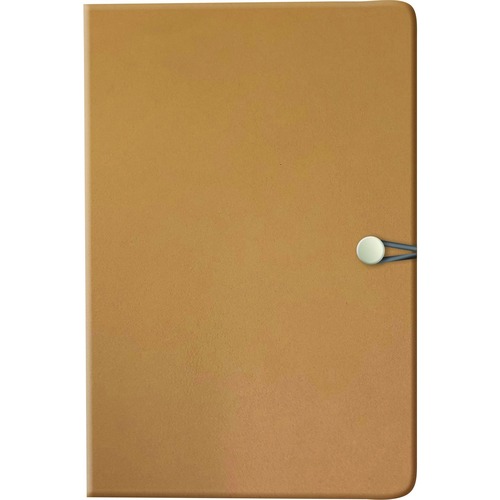 Winnable ECO Journal 192 Pages 8-1/2" x 5-1/2" Tan - 192 Pages - Ruled - 8.50" (215.90 mm) x 5.50" (139.70 mm) - Polyurethane, Polyester, Calcium Carbonate, Wood Fiber Cover - Rounded Corner, Hard Cover - Recycled