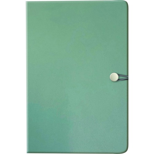 Winnable ECO Journal 192 Pages 8-1/2" x 5-1/2" Teal Blue - 192 Pages - Ruled - 8.50" (215.90 mm) x 5.50" (139.70 mm) - Polyurethane, Polyester, Calcium Carbonate, Wood Fiber Cover - Rounded Corner, Hard Cover - Recycled - Journals - WNNECO21006