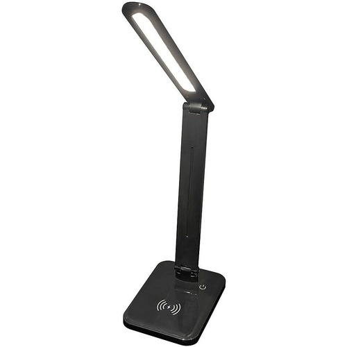 Merangue Desk Lamps with Charger, Black