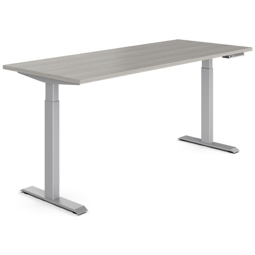 Offices To Go Ionic Quick Assembly Electric Height Adjustable Table - 72" x 24" x 45.7" - Finish: Grigio