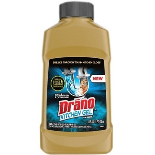 Drano Kitchen Gel - Gel - 16 fl oz (0.5 quart)