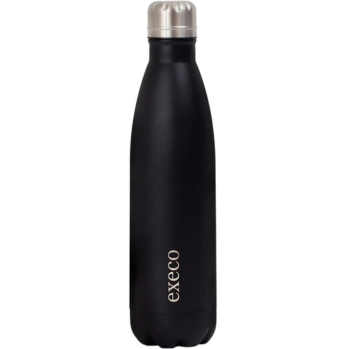 Geocan 500ml Insulated Bottle, Mat Black - 500 mL - Matte Black - Stainless Steel - Cup & Mug Accessories - GCIXGB500MBK