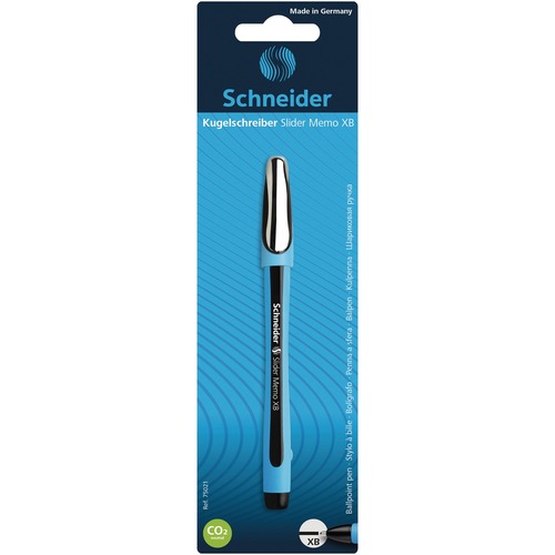 Schneider Slider Memo Ball Point Pen Extra Broad Black - Extra Broad Pen Point - Black