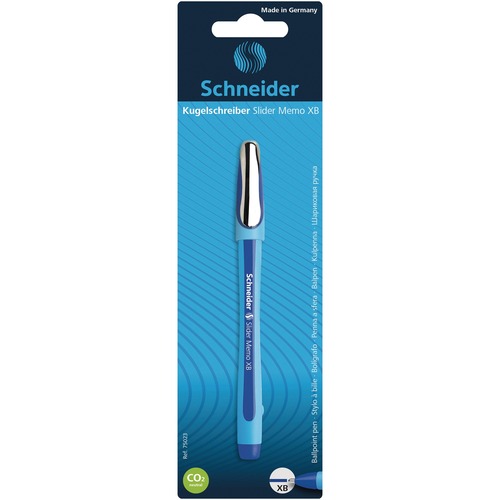 Schneider Slider Memo Ball Point Pen Extra Broad Blue - Extra Broad Pen Point - Blue