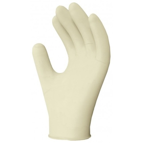 RONCO LE2 Latex Examination Glove (4 mil) - Large Size - Tan - Flexible, Fatigue-free, Beaded Cuff, Comfortable, Powder-free - For Food Processing, Dental, Healthcare Working, Pharmaceutical, Veterinary, Laboratory, Cosmetology, Food Preparation, Hospital - Examination Gloves - RON1843