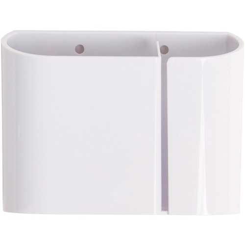 U Brands Dry-Erase Magnetic Utility Cup White - 4" (101.60 mm) x 4.70" (119.38 mm) x 1.25" (31.75 mm) x - White