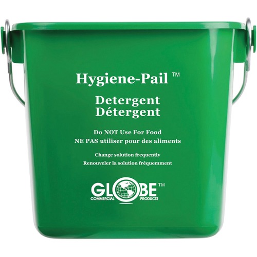 Globe Hygiene-Pail 2.8 L Green - 2.80 L - Color Coded - Green