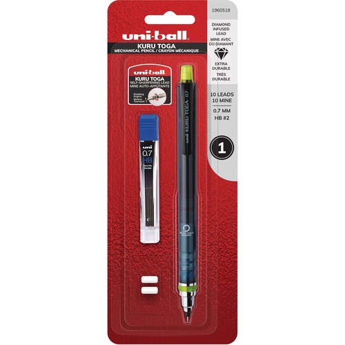 uniball™ Kuru Toga Mechanical Pencil 0.7 mm - 0.7 mm Lead Diameter - Black Lead