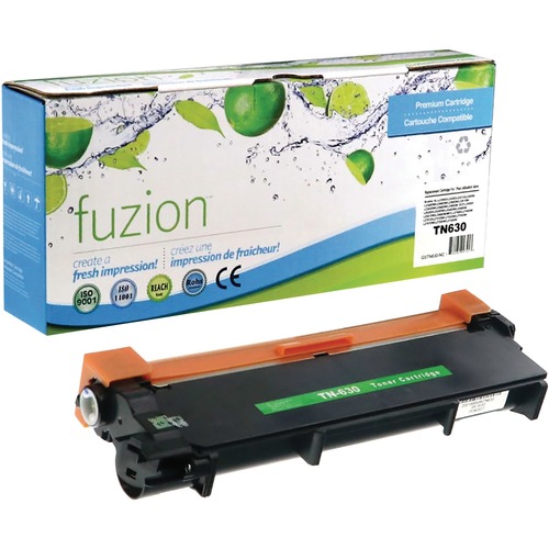 Fuzion Toner Cartridge - Alternative for Brother TN630 - Black - Laser - 1200 x Pages