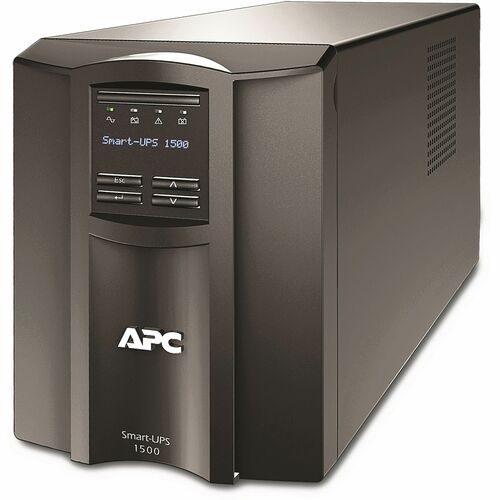 APC by Schneider Electric Smart-UPS 1500VA Tower UPS - Tower - AVR - 3 Hour Recharge - 6.50 Minute Stand-by - 120 V AC Input - 110 V AC, 120 V AC, 125 V AC Output - Pure Sine Wave - USB - LCD Display - 8 x NEMA 5-15R - TAA Compliant