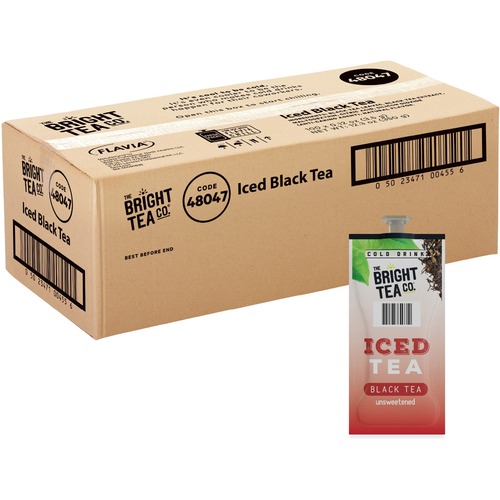 The Bright Tea Co. Unsweetened Iced Black Tea Freshpack - 100 / Carton