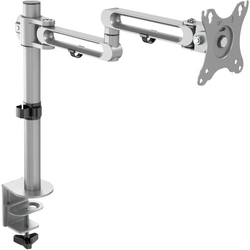 Horizon AEG15 Mounting Arm for Monitor - Metallic Gray - Height Adjustable - 17" to 32" Screen Support - 8 kg Load Capacity - VESA Mount Compatible - 1 Each - Monitor Arms - HZNAEG15