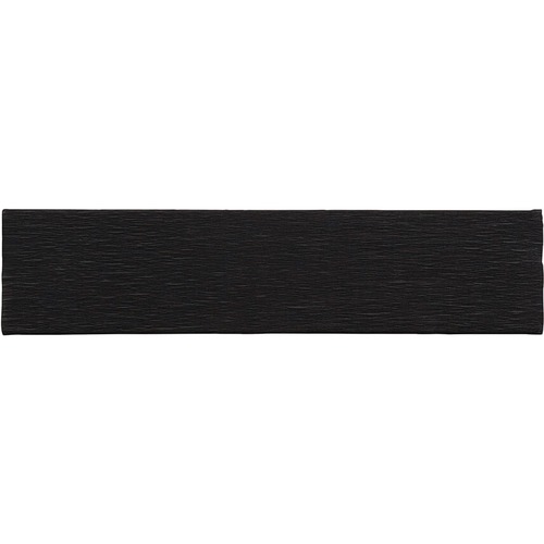 Dennecrepe Crepe Paper - Art - 20" (508 mm)Width x 90" (2286 mm)Length - 12 / Pack - Black