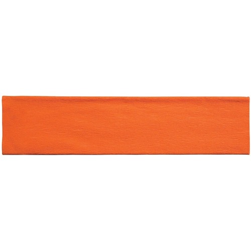 Dennecrepe Crepe Paper - Art - 20" (508 mm)Width x 90" (2286 mm)Length - 12 / Pack - Bright Orange