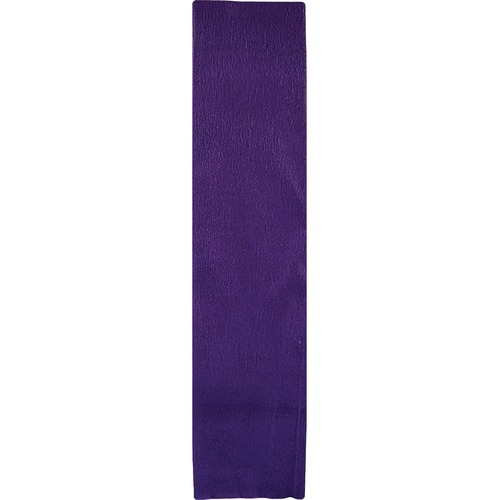 Dennecrepe Crepe Paper - Art - 20" (508 mm)Width x 90" (2286 mm)Length - 12 / Pack - Royal Purple