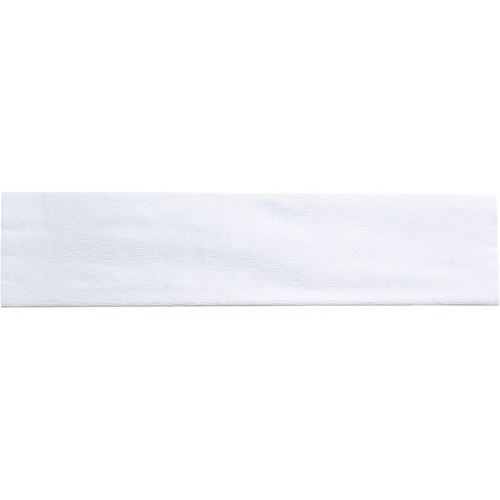 Dennecrepe Crepe Paper - Art - 20" (508 mm)Width x 90" (2286 mm)Length - 12 / Pack - White