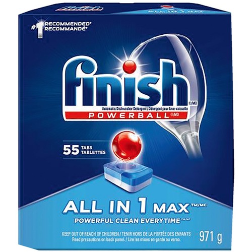 Finish Powerball Dishwashing Detergent - 55 / Box