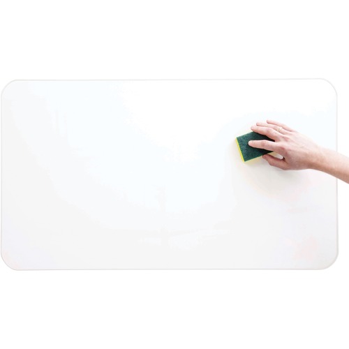 Greenside Desktex Glaciermat Desk Pad 20" x 36" Clear - Rectangle - 20" (508 mm) Width x 36" (914.40 mm) Depth - Glass - Clear - Desk Pads - FLRFCDE2036G
