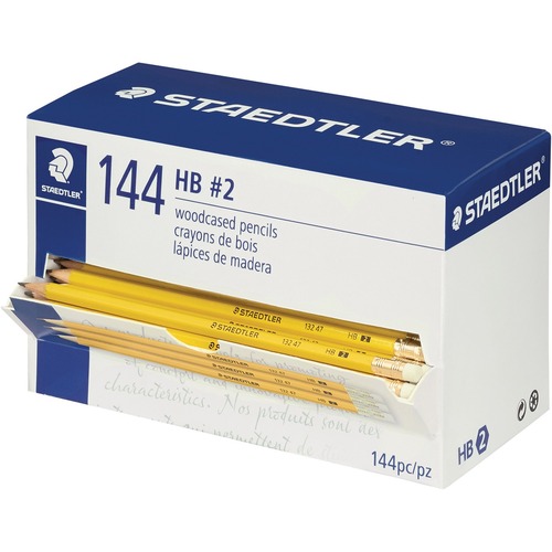 Staedtler Mars Woodcased Pencils #2 HB 144/box - 2HB Lead - 144 / Box
