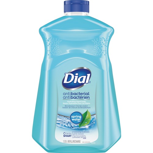 Davis Dial Hydrating Liquid Soap 1.53 L refill Spring Water - Spring Water Scent - 1.53 L - Hand - Refillable - 3 / Case -  - DIA2632004