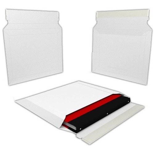 Supremex Conformer Paperboard Mailers 11.5" x 12.75" White - 11 1/2" Width x 12 3/4" Length - Paperboard - White