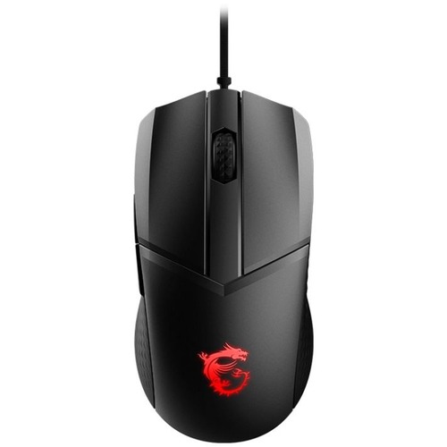 MSI Clutch GM41 Gaming Mouse - Optical - Cable - USB 2.0 - 16000 dpi - Scroll Wheel - 6 Programmable Button(s)