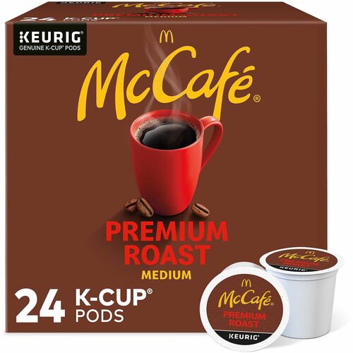 McCafe® Single-Serve Coffee K-Cup®, Premium Roast, Carton Of 24 - 24 / Carton
