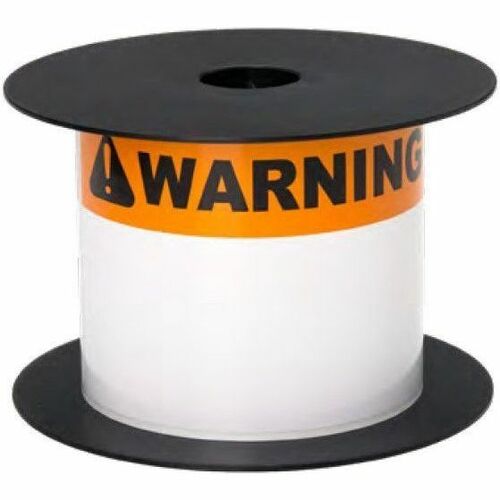 Brother Label Tape - Permanent Adhesive - Thermal Transfer - Orange - Vinyl - 1 Roll