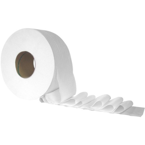 Marcal 2-Ply Jr. Jumbo Roll Tissue - 2 Ply - 8.70" Roll Diameter - 3.30" Core - White - Fiber - 12 / Case