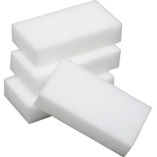 SKILCRAFT® All-purpose Cleaning Pad - Rectangle - 1" Height x 2.30" Width4.60" Length - Multi Surface, Multipurpose - Stain Remover, Dirt Remover, Scuff Mark Remover - White - 4 / Pack