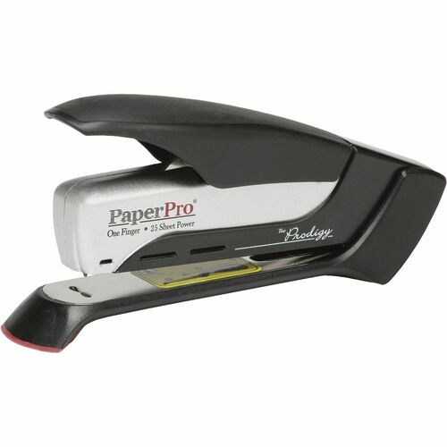SKILCRAFT® PaperPro Desktop Stapler - Staples Upto 25 Sheet - Top Loading - Gray Black - Metal, Die-cast Metal - 1 Each