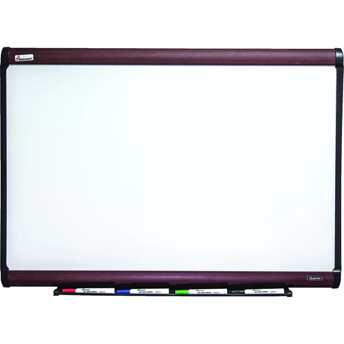 SKILCRAFT® Magnetic Porcelain Dry-erase Board - 24" (2 ft) Width x 18" (1.5 ft) Height - White Porcelain Enameled Steel Surface - Aluminum Anodized Satin Aluminum Frame - Rectangle - Horizontal/Vertical - Magnetic - 1 Each